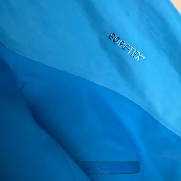 Arc’teryx Gore-Tex Shell Jacket Mens LG Blue Waterproof Alpine Hiking Pit zips - Picture 13 of 16